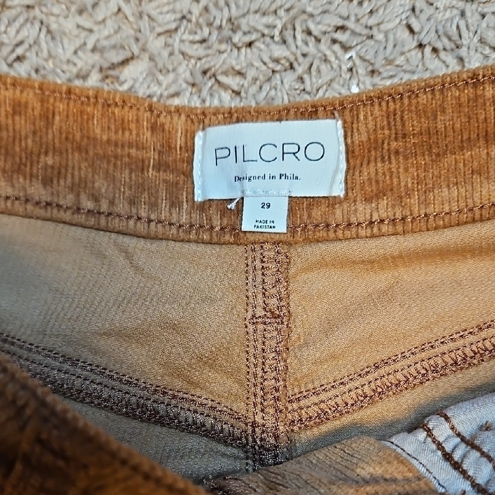 Pilcro The Scotty Cuffed High-Rise Straight Leg Jeans Corduroy Edition - Picture 8 of 13